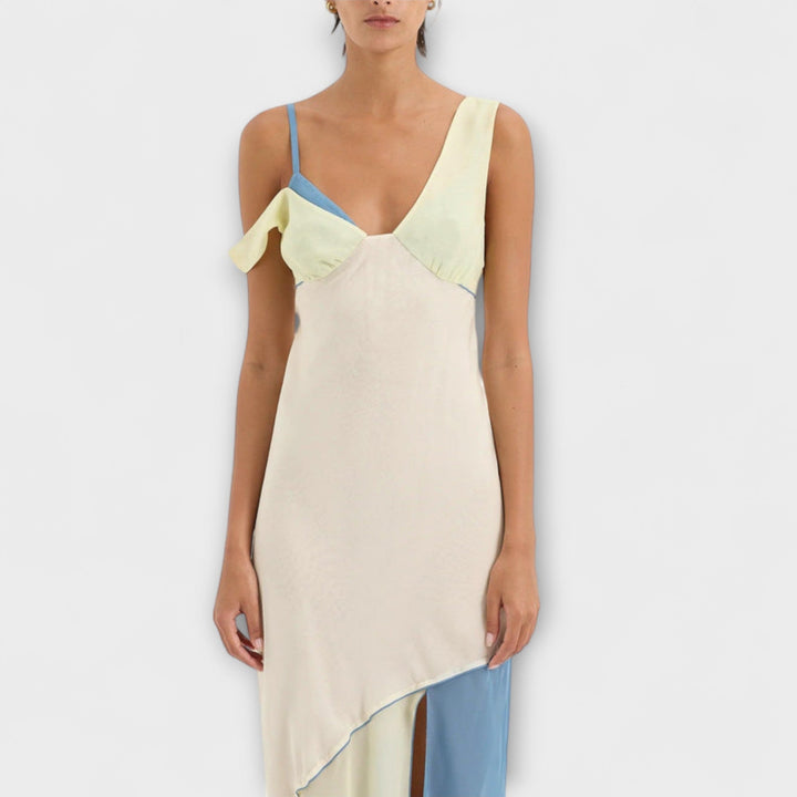Alora - Thames-Cut Midi Dress