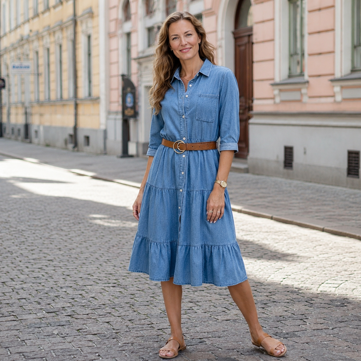 Aada - Rento ja Tyylikäs Farkkumekko
