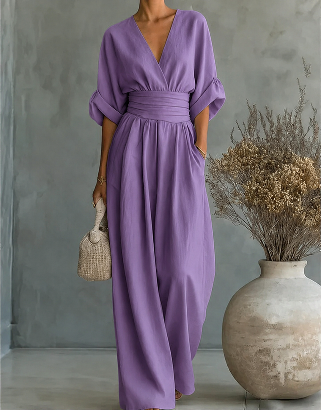 Sanna – Tyylikäs ja laskeutuva jumpsuit